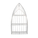 Mensola in metallo bianco 3 piani cm 29x12xh55