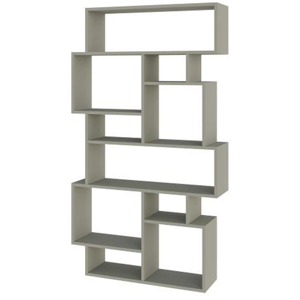 Libreria Design Moderna 168x96x25 cm Scaffale 8 Ripiani in MDF Verde acquista