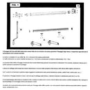 Tenda da Sole a Caduta 2x2,5m Tessuto in Poliestere Disegno P2004