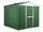 Jardinière en tôle d'acier Porte-outils 275x175x215 cm Enaudi Vert