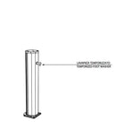 Fontana Lavapiedi da Giardino con Rubinetto Temporizzato Arkema Jolly Bianco Crema