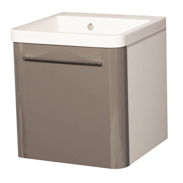 Meuble Lavabo Suspendu 50,5x50,5x56 cm 1 Tiroir Montegrappa Novella Dipiù Anthracite online