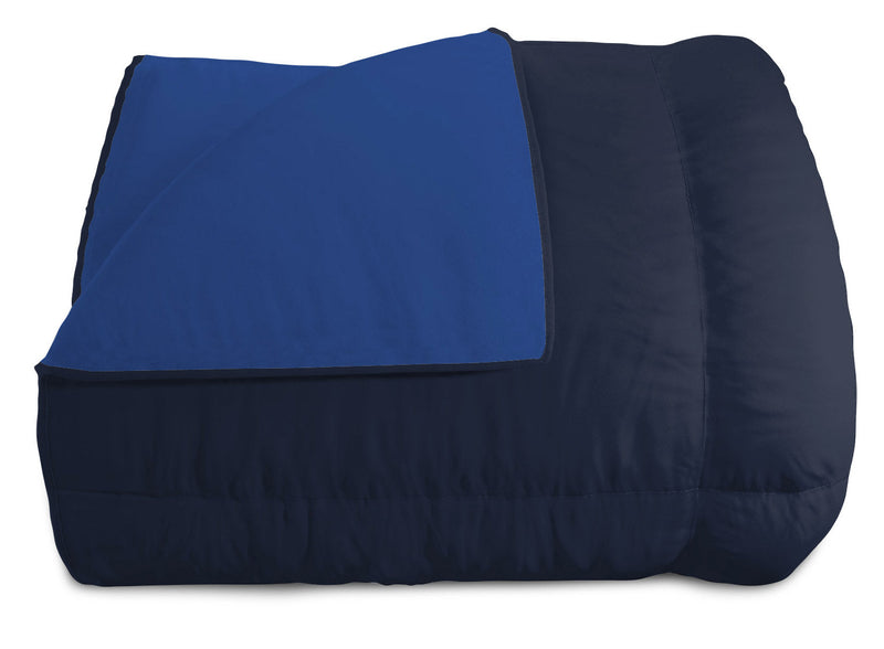 Trapunta Invernale Doubleface 300gr Blu Scuro\/Blu Royal