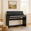 Pianoforte Elettrico 88 Tasti Pesati con Meccanica a Martelletto 3 Pedali 680 Timbri e 80 Demo Nero      