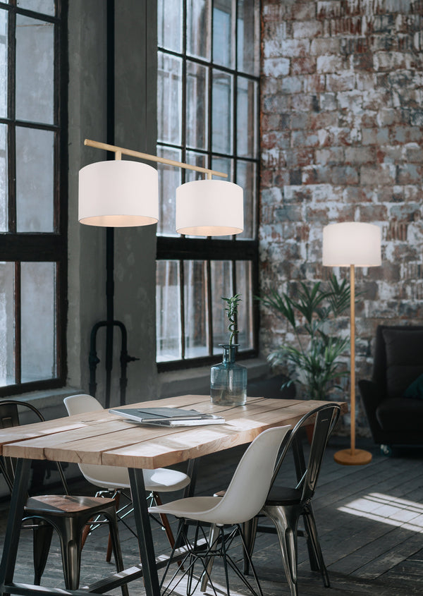 Lampadaire d'intérieur E27 en bois naturel Bois naturel prezzo