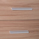 Cassettiera con 4 Cassetti in Legno 72x33.5x67 cm 