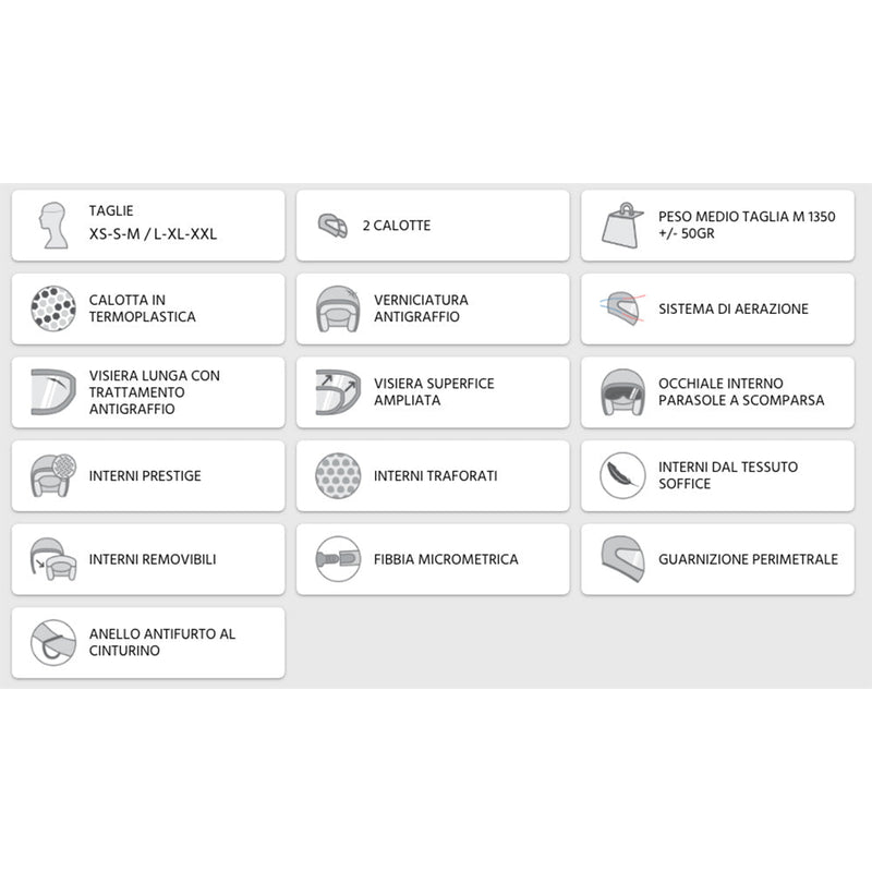 Casco Jet per Scooter Visiera Lunga CGM Daytona 130A Argento