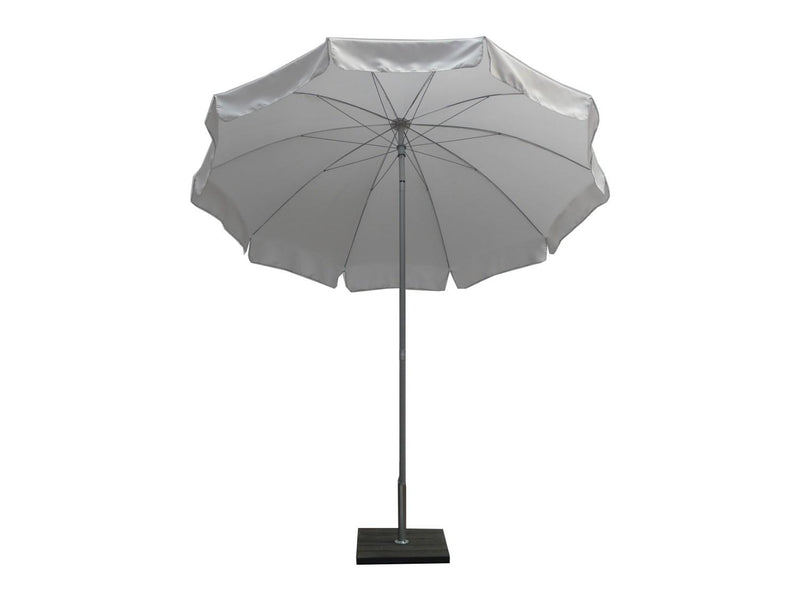 Ombrellone da Giardino Ø2,4 m Palo Ø33 mm in Acciaio Maffei Novara Grigio