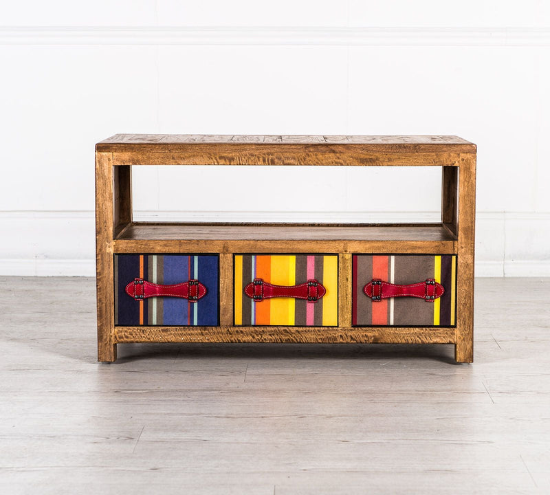 Porta Tv Tre Cassetti Collezione Colours