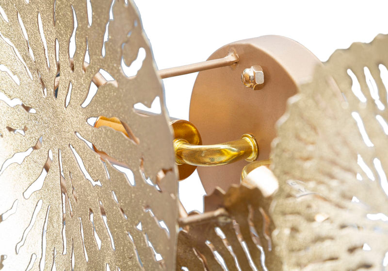 Lampada da Muro Dishi Plus 47x13x28 cm in Ferro 