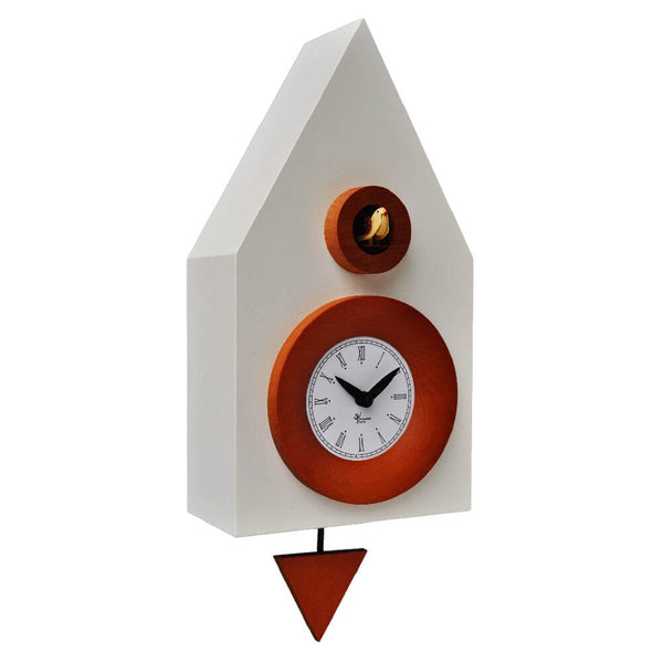 online Horloge Coucou Murale 20X36X13Cm Pirondini Italia Blanc Foncé
