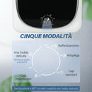Mini Asciugatrice Portatile 48x40x56 cm Capienza 4 kg 5 Programmi 800W Carica Frontale Tamburo in Acciaio Inox Bianco      