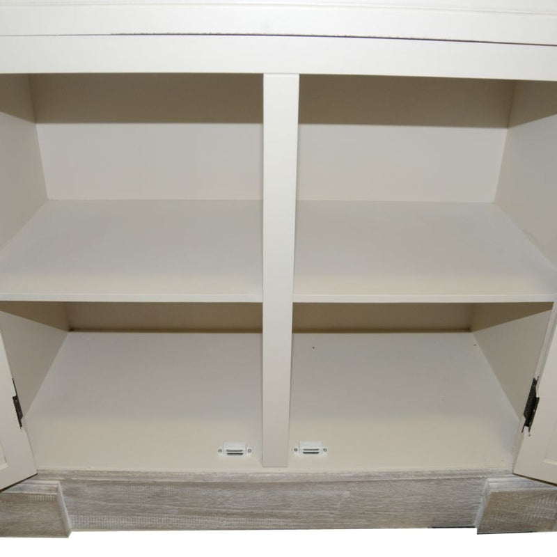 Libreria 2 Ripiani 1 Cassetto 2 Ante in Legno Provenza Bookcase