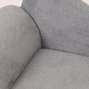 Divano per Cani e Gatti con Vano Contenitore 80x40x46 cm Rivestimento Vellutato Grigio Scuro