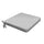 Coussin d'assise Real 39x39x4 cm en polyester gris