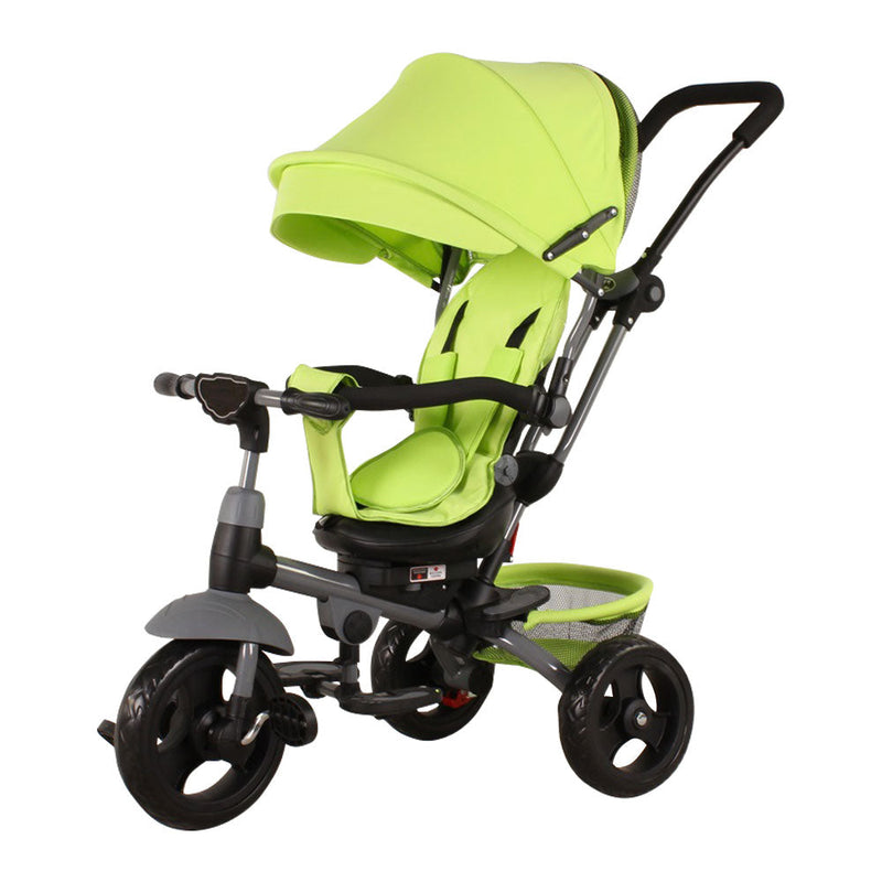 Passeggino Triciclo con Sedile Girevole 360° Miller Baby Swing Verde