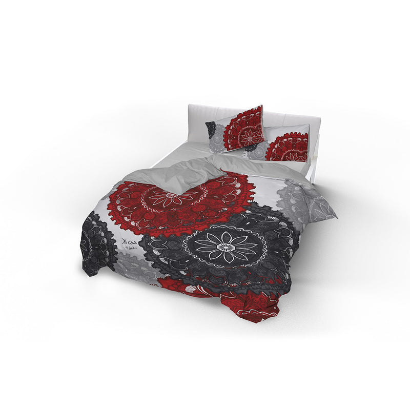 Copripiumino Matrimoniale Stampa sul Sacco e Federe in Cotone