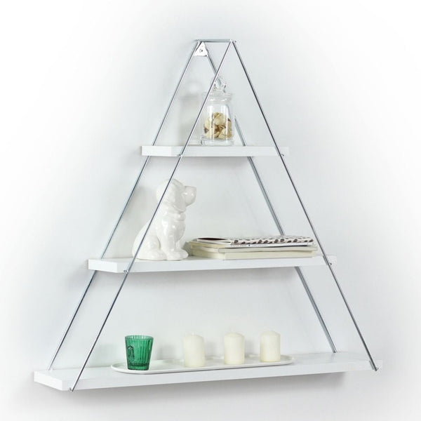 Etagère triangulaire 3 étagères Moset blanc prezzo
