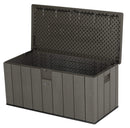 Baule Cassapanca da Esterno 151x72x69 cm in Polietilene