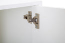 Porta Tv Luxy 140x50x55 cm in Legno e MDF e in Ferro Bianco e Oro