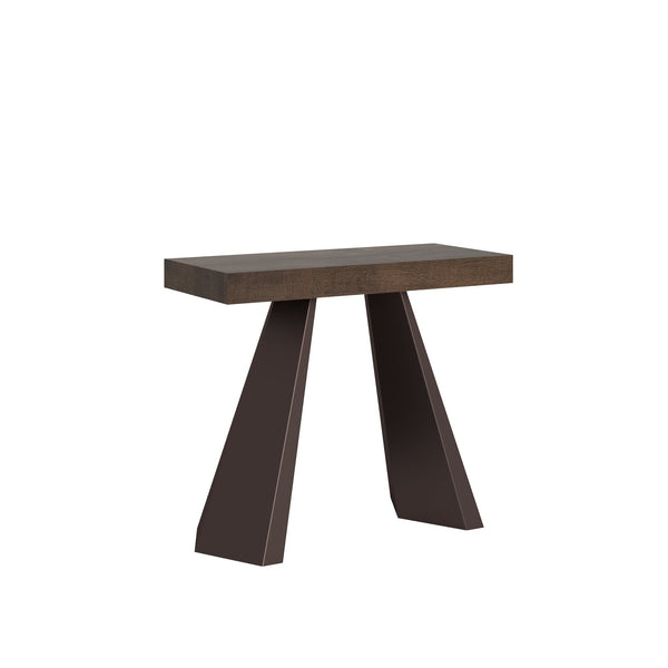 Consolle Allungabile 90-300x40x77 cm in Nobilitato Marrone online