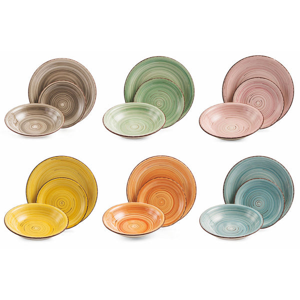 sconto Service de table 18 pièces en grès VdE Tivoli 1996 Fausto