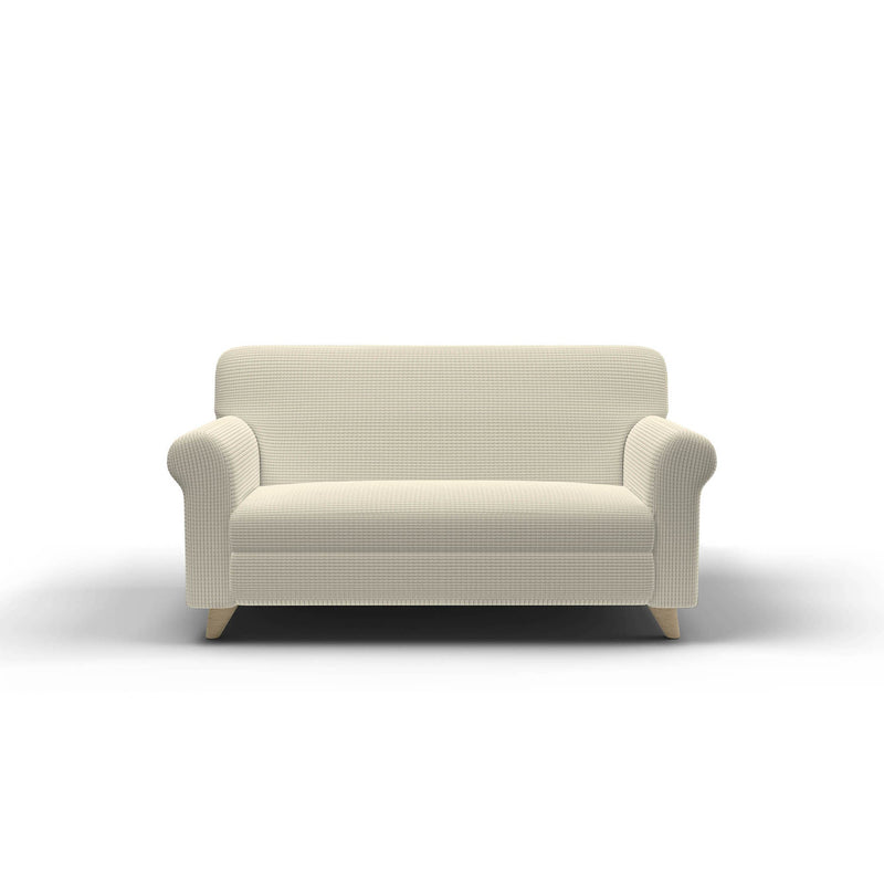 Copridivano Elasticizzato in Poliestere Leslie Panna Varie Misure