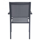 Poltrona Jamaica 55x58x85 h cm in Textilene Antracite