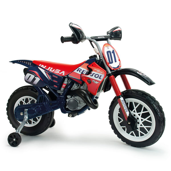 Moto Elettrica per Bambini 6V Cross Repsol Design Sportivo Fino a 6 km/h Blu sconto