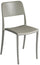 Chaise de jardin empilable 44x53x83 cm en polypropylène taupe