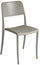 Chaise de jardin empilable 44x53x83 cm en polypropylène taupe