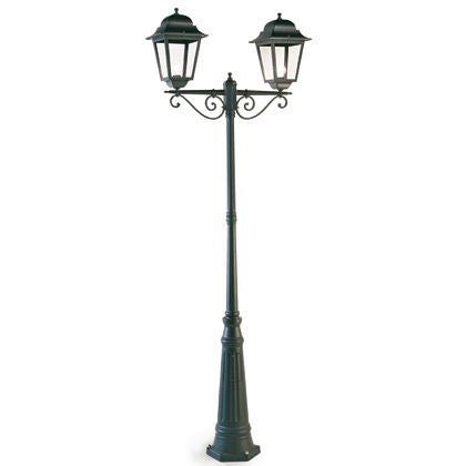online Palo Alto Lampe Deux Lumières pour Jardin Couleur Noire pour Extérieur Maxi Square Line Livos