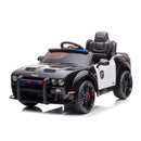 Macchina Elettrica della Polizia per Bambini 12V Dodge SRT Police Nera