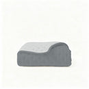 Trapuntino Estivo Effetto Water Washed Piazza E Mezza 220x250 cm in Microfibra Grigio Scuro e Grigio Chiaro  