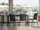 Tavolo Houston 150x90x74 h cm in Wicker Antracite