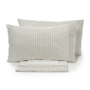 Set Lenzuola Sopra Sotto e Federe Tinto in Filo Garrini Jennifer Corda Varie Misure