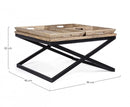 Tavolino Tray 90x90 in Legno
