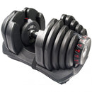 Manubrio a Carico Regolabile con Selezionatore 2,5 - 24 Kg in Acciaio Toorx