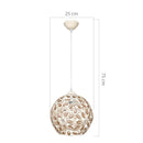 Lampada a sospensione Badem  in vetro soffiato