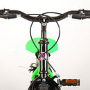 Bicicletta per Bambini 14" Stabilizzatori e Freni Caliper Verde   