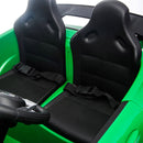 Macchina Elettrica per Bambini 2 Posti 24V con Licenza Mercedes GTR AMG Verde