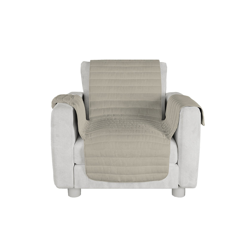 Copridivano Trapuntato in Microfibra Panna Varie Misure