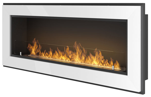 Cheminée Bioéthanol Murale 120x49 cm Frame 1200 Blanc prezzo