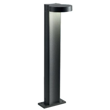 Lampadaire Poteau Rond pour Jardin Couleur Grise pour Extérieur Ligne Point-virgule Livos online