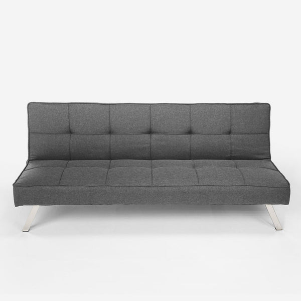 Canapé convertible 172x74x75 cm en tissu gris prezzo