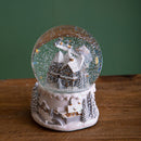 Carillon di Natale Casa con Sfera Ø 12,5 cm in Resina e Vetro