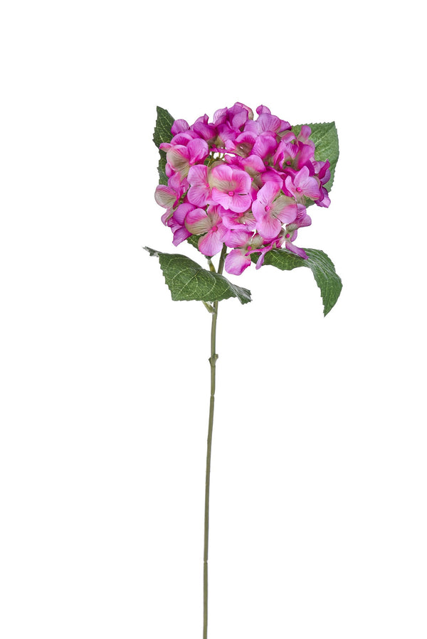 Set 8 Hortensias Artificiels à 4 Feuilles Hauteur 62 cm Violet prezzo