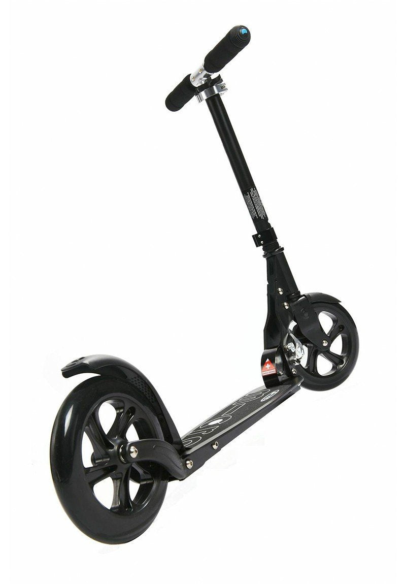 Monopattino 2 ruote Grandi Telescopico e Ripiegabile Max 100Kg Micro Nero