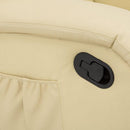 Poltrona Relax Reclinabile 74,5x89/159x100/83,5 h cm in Similpelle Beige