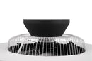 Plafoniera Ventilatore da Interno a led in PLASTICA Nero Opaco